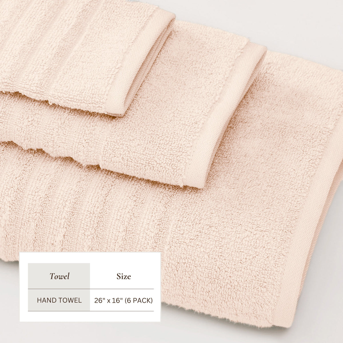 Karina Collection Luxury Combed Cotton Bath Towel Set