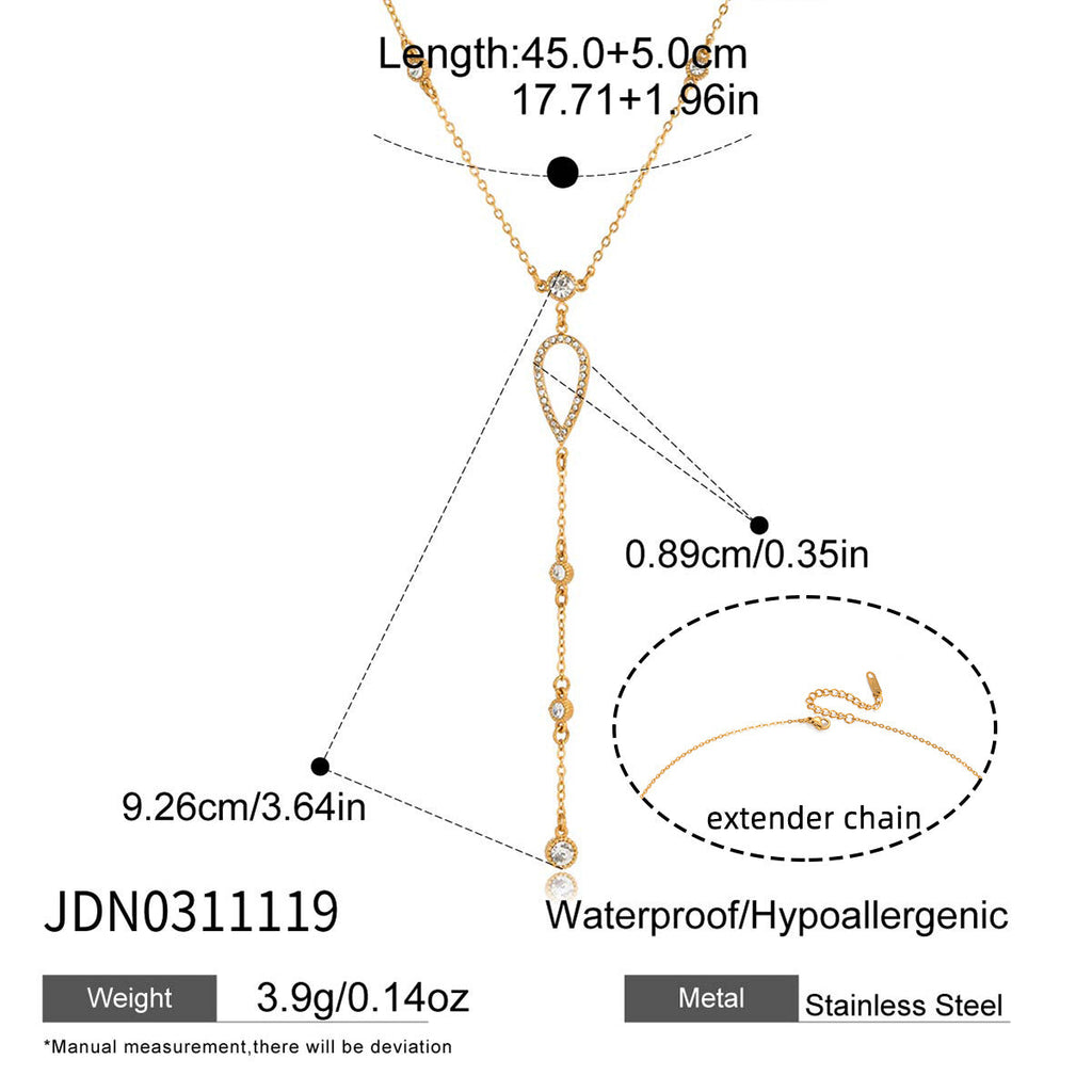 Long Drop Pendant Necklace Collection