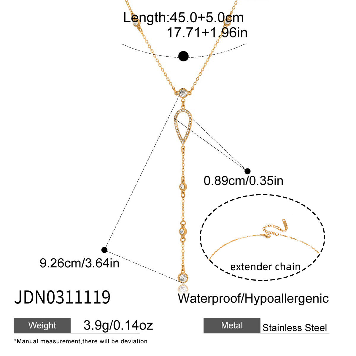 Long Drop Pendant Necklace Collection