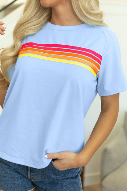 Stripe Short Sleeve Tee
