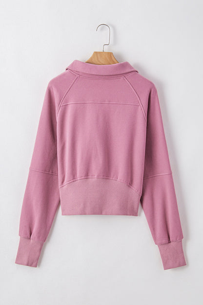 Fleece Lined Zip-Up Sweatshirt