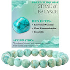 Handcrafted Natural Stone Beaded Bracelet