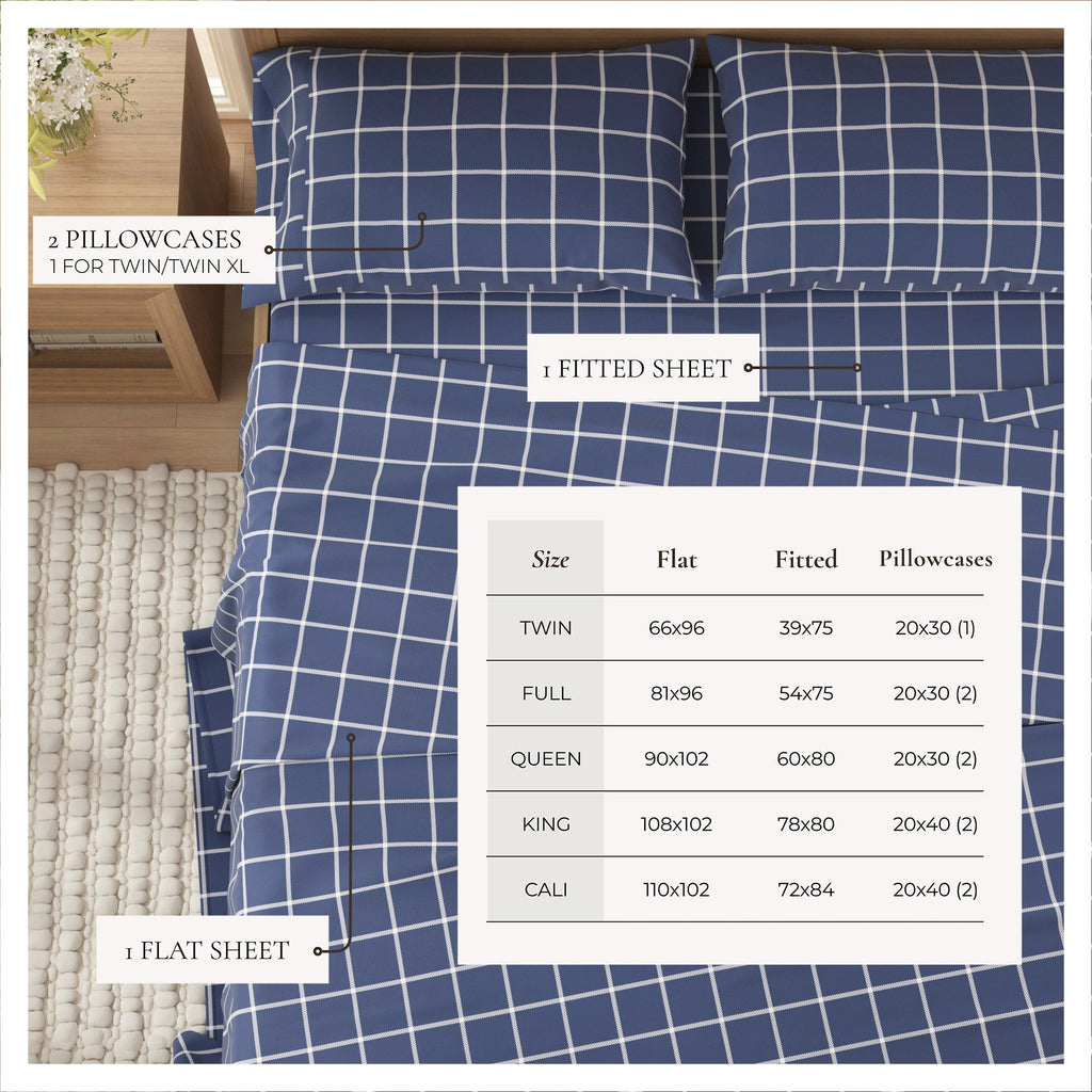 Turkish Cotton Flannel Sheet - Belle Collection