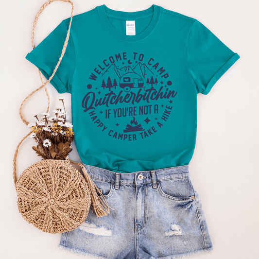 Welcome to Camp Quitcherbitchin Graphic Tee