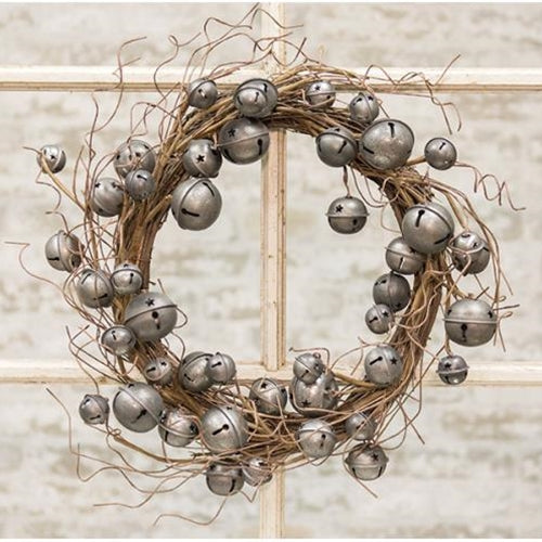 Vintage Galvanized Bell Wreath