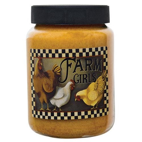 Farm Girls Jar Candle Butter Rum 26oz