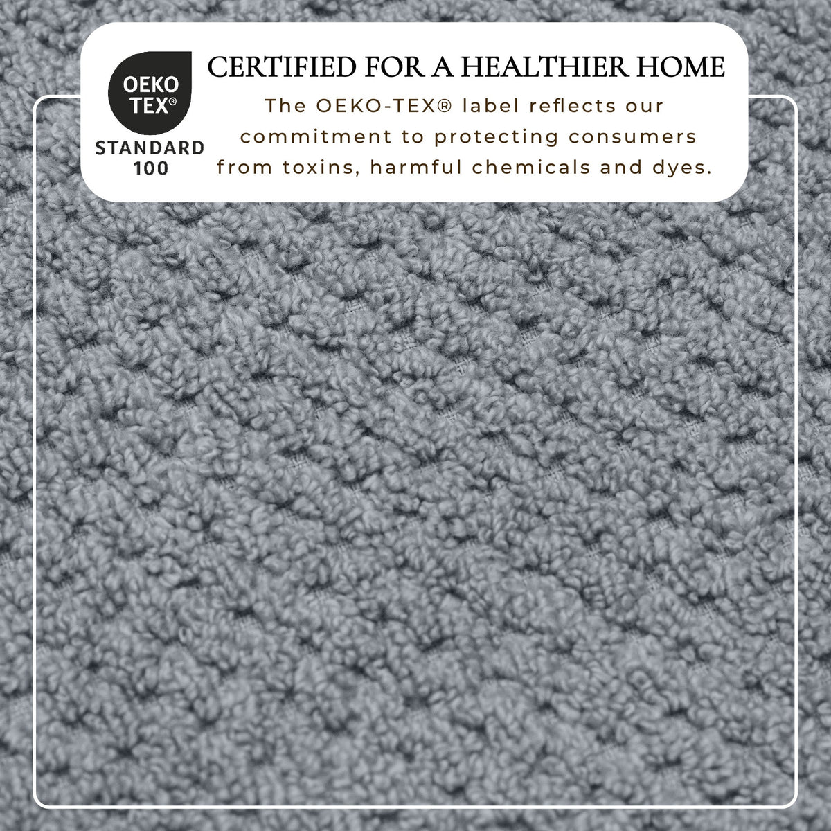 Giuliana Collection Checkered Jacquard Bath Towel Set