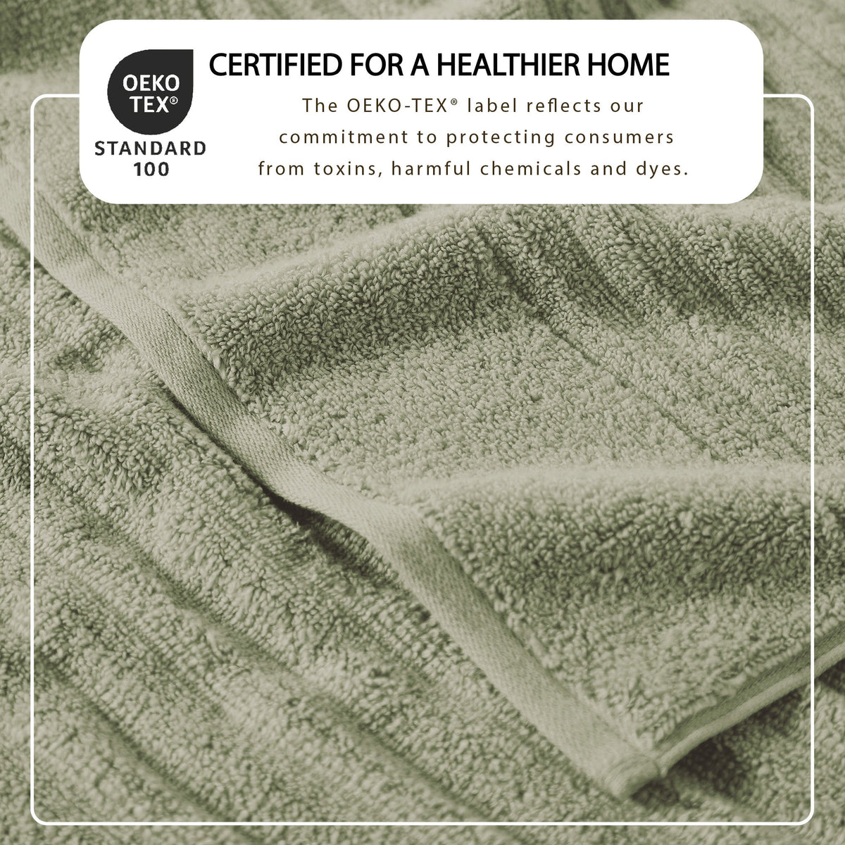 Karina Collection Luxury Combed Cotton Bath Towel Set