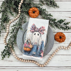 Floral Ghost Kitchen Towel