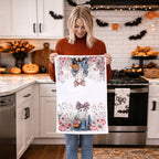 Floral Ghost Kitchen Towel