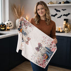 Floral Ghost Kitchen Towel