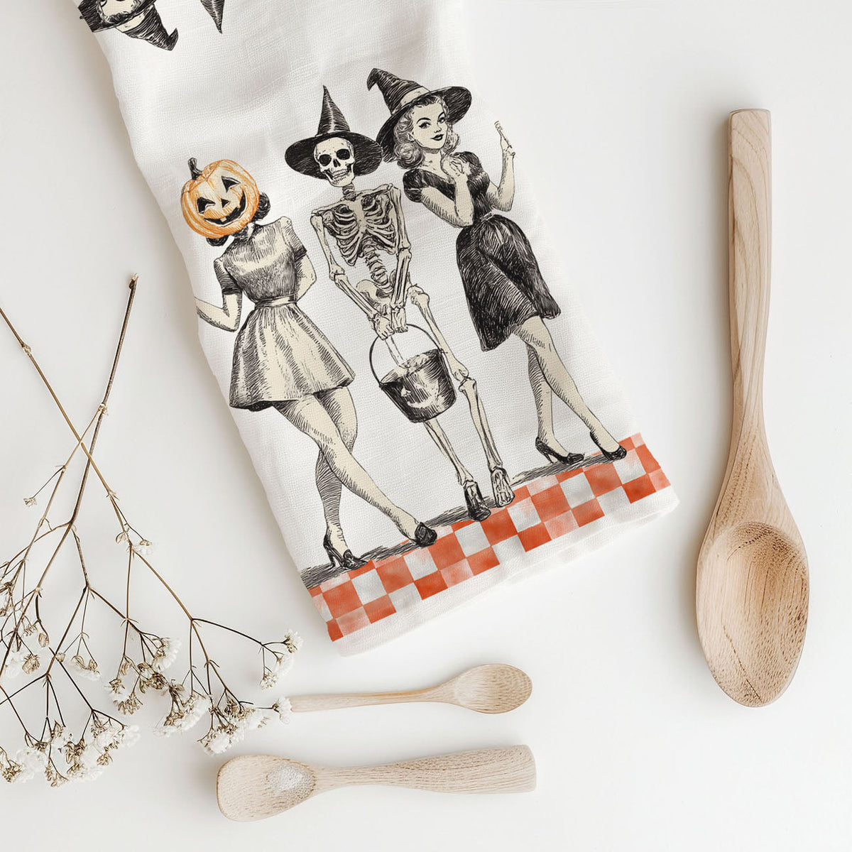 Vintage Trio Kitchen Towel