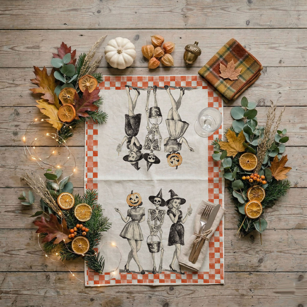 Vintage Trio Kitchen Towel