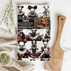 Creepy Clown Dolls Kitchen Towel