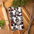 Creepy Clown Dolls Kitchen Towel