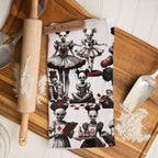 Creepy Clown Dolls Kitchen Towel
