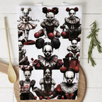 Creepy Clown Dolls Kitchen Towel