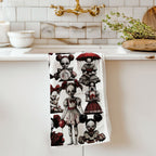 Creepy Clown Dolls Kitchen Towel
