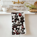 Creepy Clown Dolls Kitchen Towel