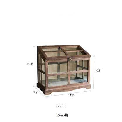 Glass Wood Display Box