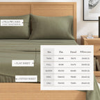 Anders Heathered Solid Cotton Blend Flannel Sheet Set