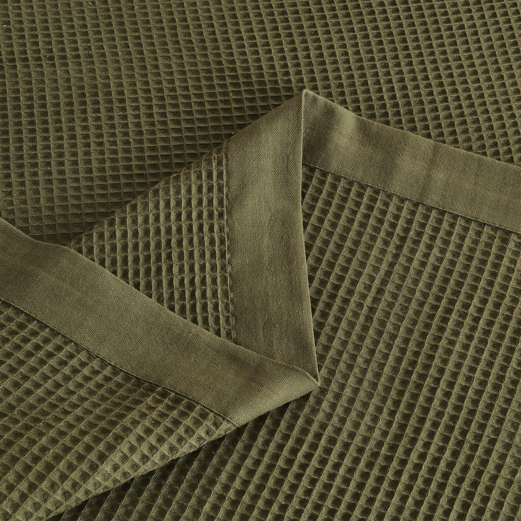 Hazel Cotton Waffle Weave Blanket