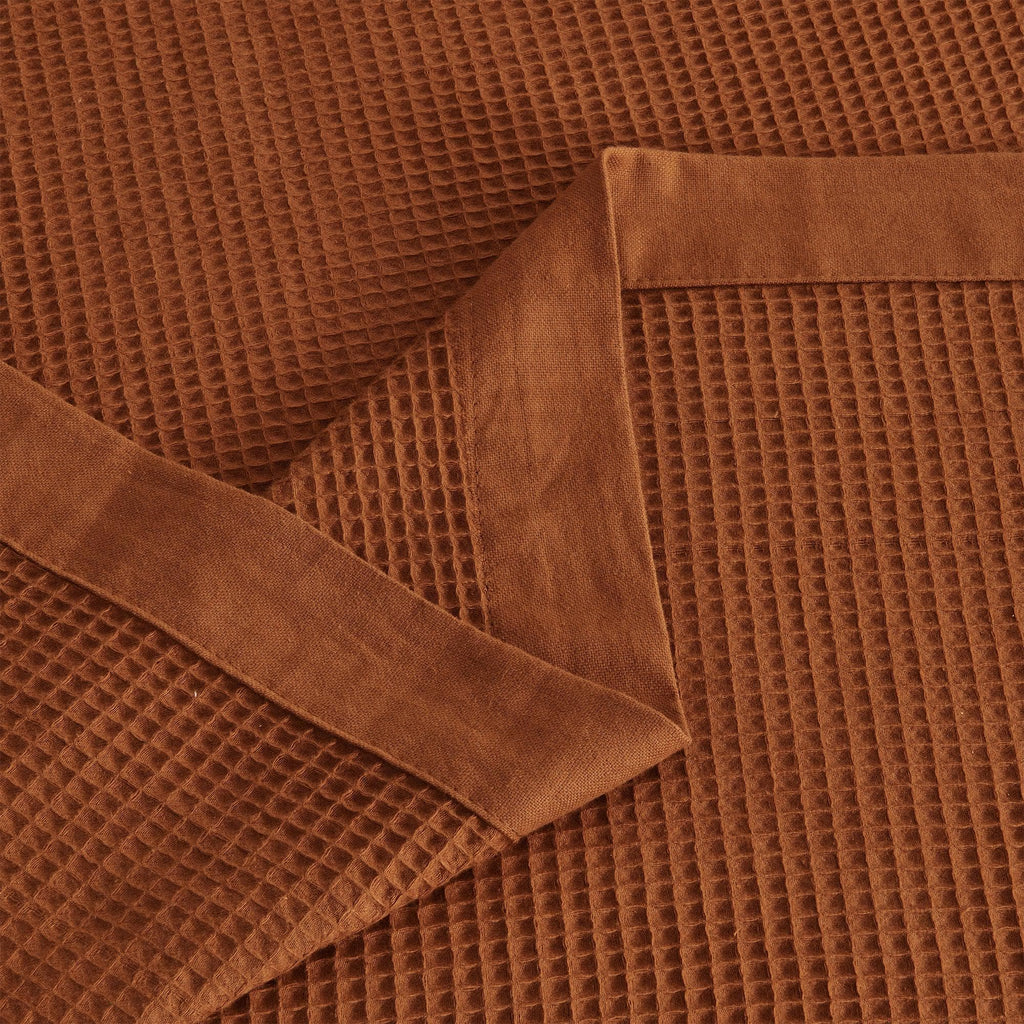 Hazel Cotton Waffle Weave Blanket