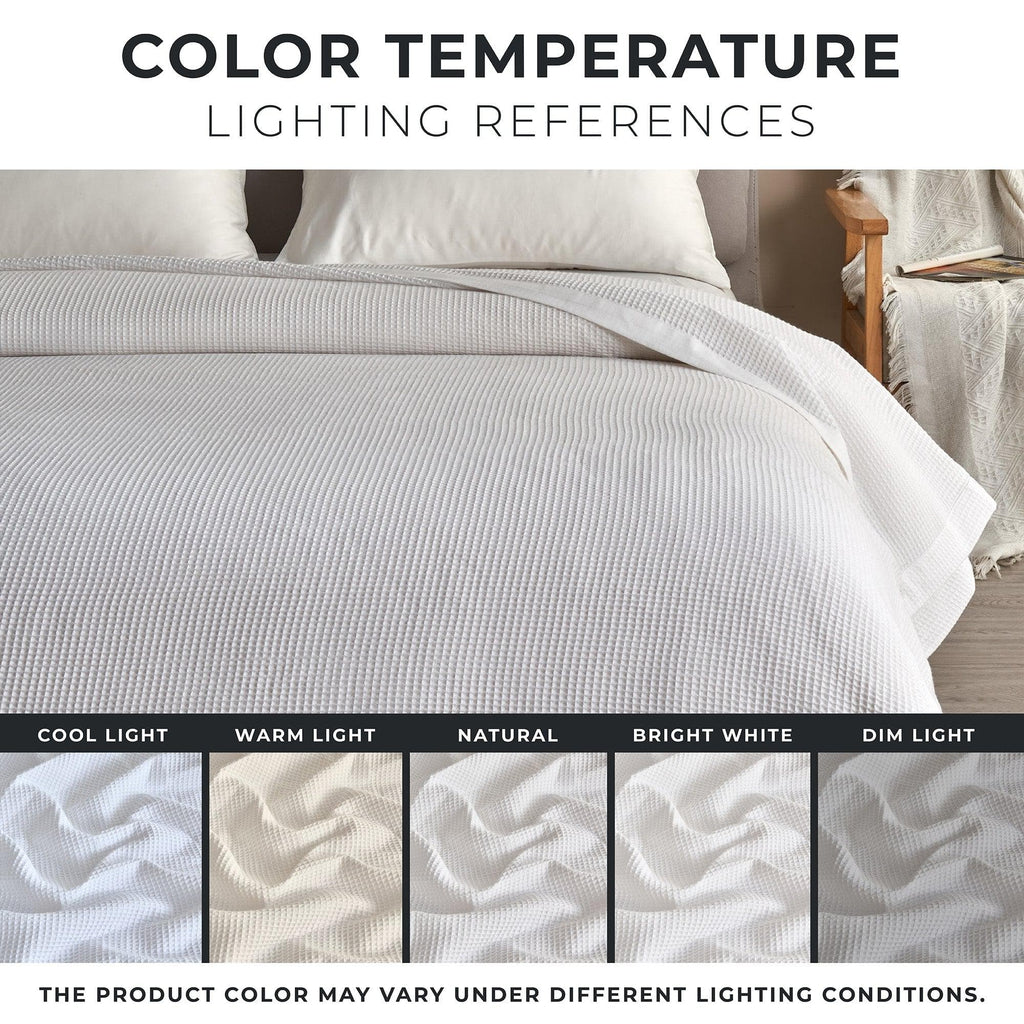 Hazel Cotton Waffle Weave Blanket