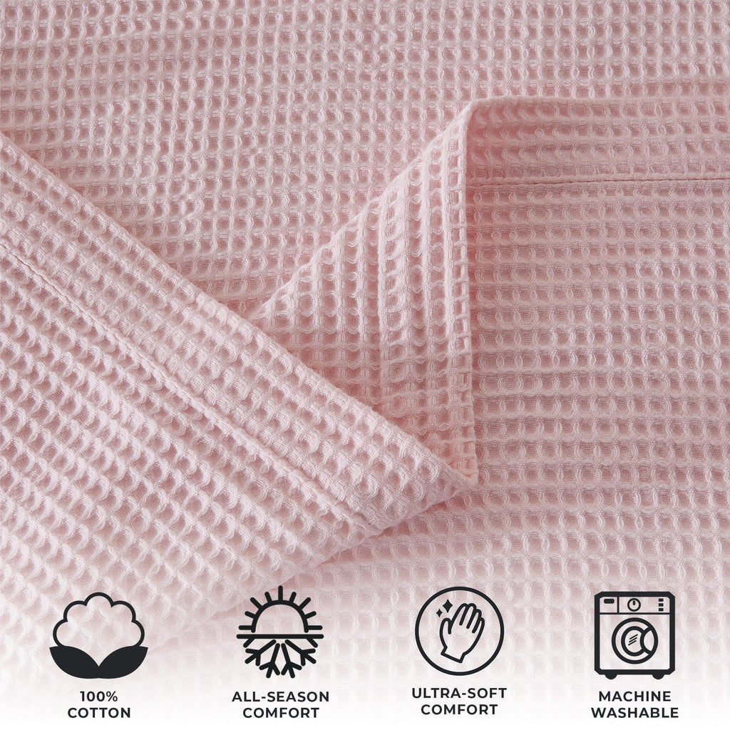 Mikala Cotton Waffle Weave Blanket