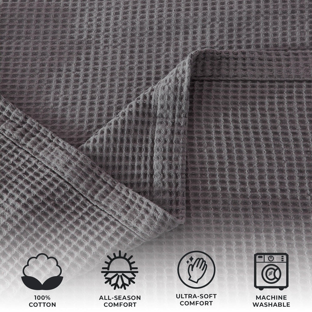 Mikala Cotton Waffle Weave Blanket