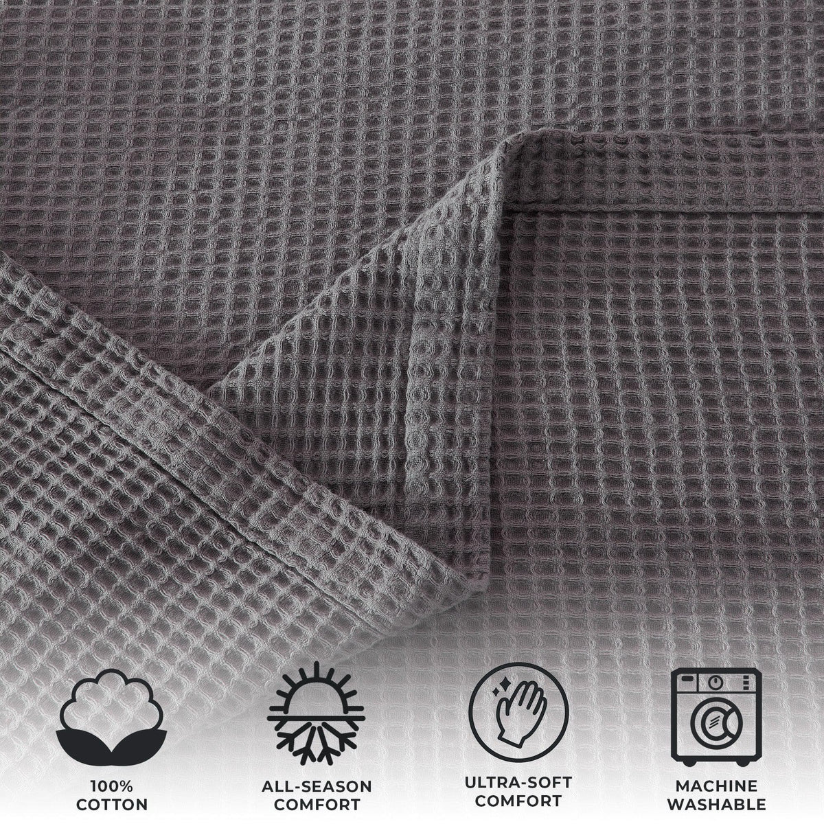 Mikala Cotton Waffle Weave Blanket