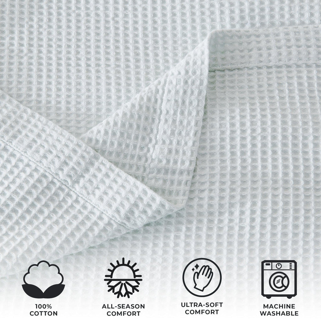 Mikala Cotton Waffle Weave Blanket