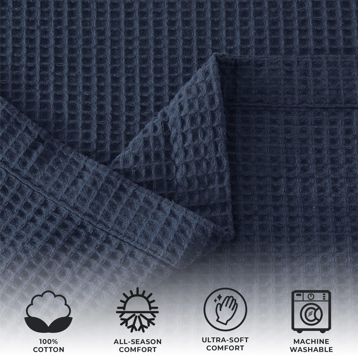 Mikala Cotton Waffle Weave Blanket