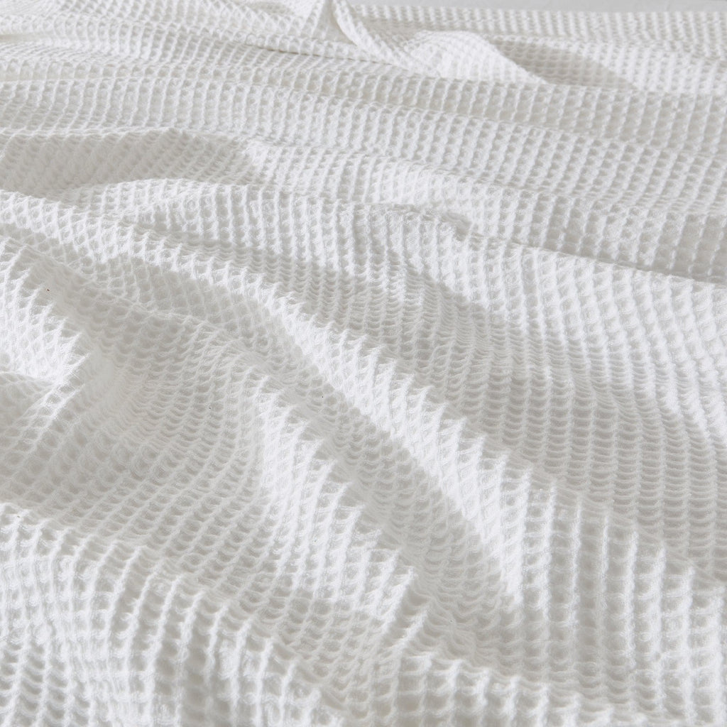 Mikala Cotton Waffle Weave Blanket