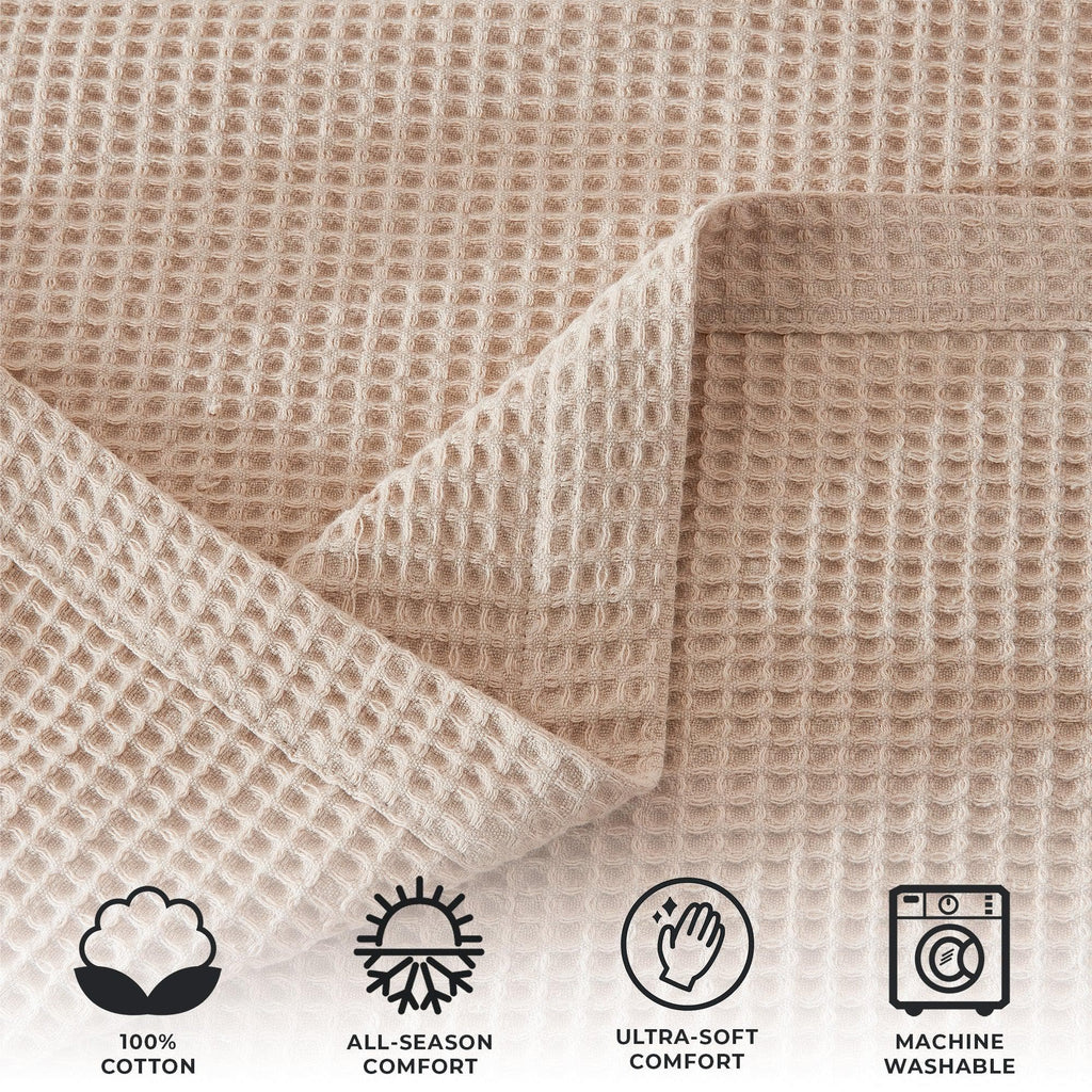 Mikala Cotton Waffle Weave Blanket