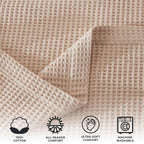 Mikala Cotton Waffle Weave Blanket