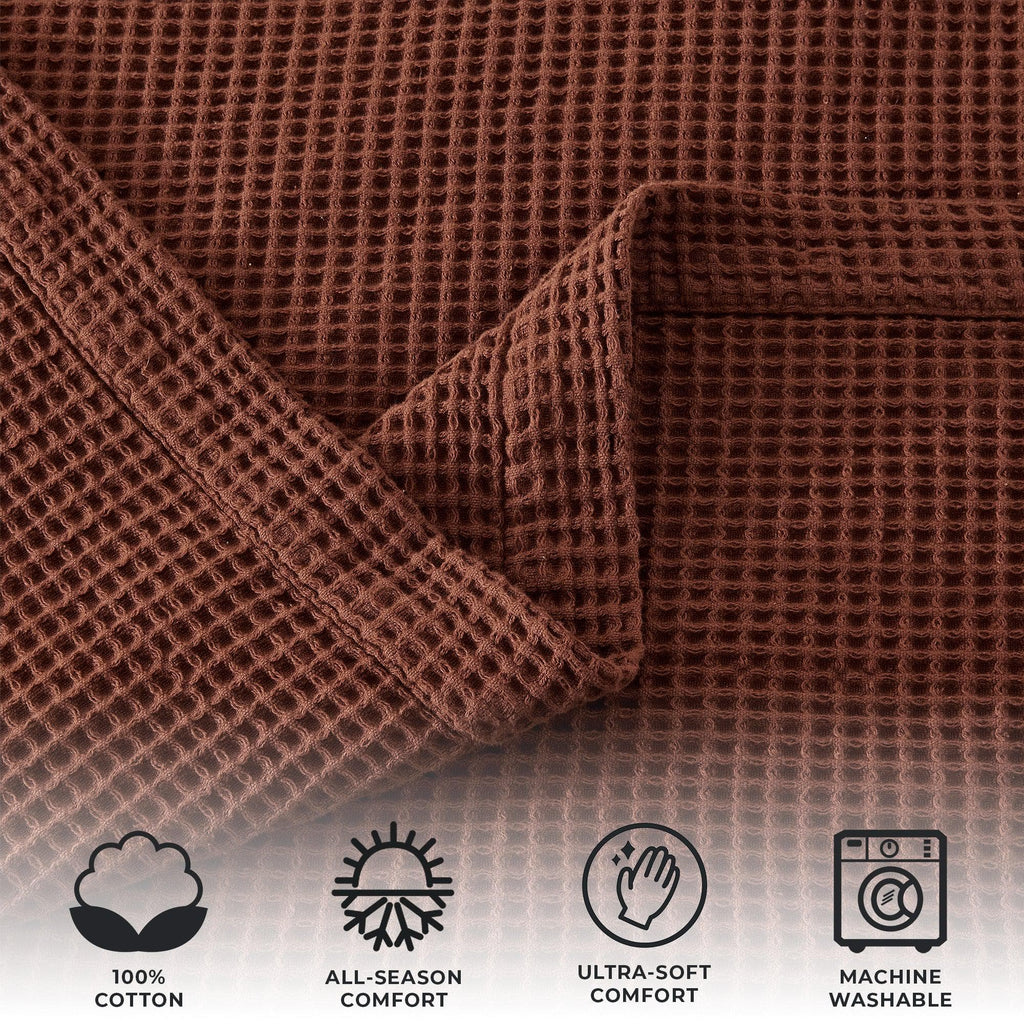 Mikala Cotton Waffle Weave Blanket