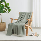 Mikala Cotton Waffle Weave Blanket