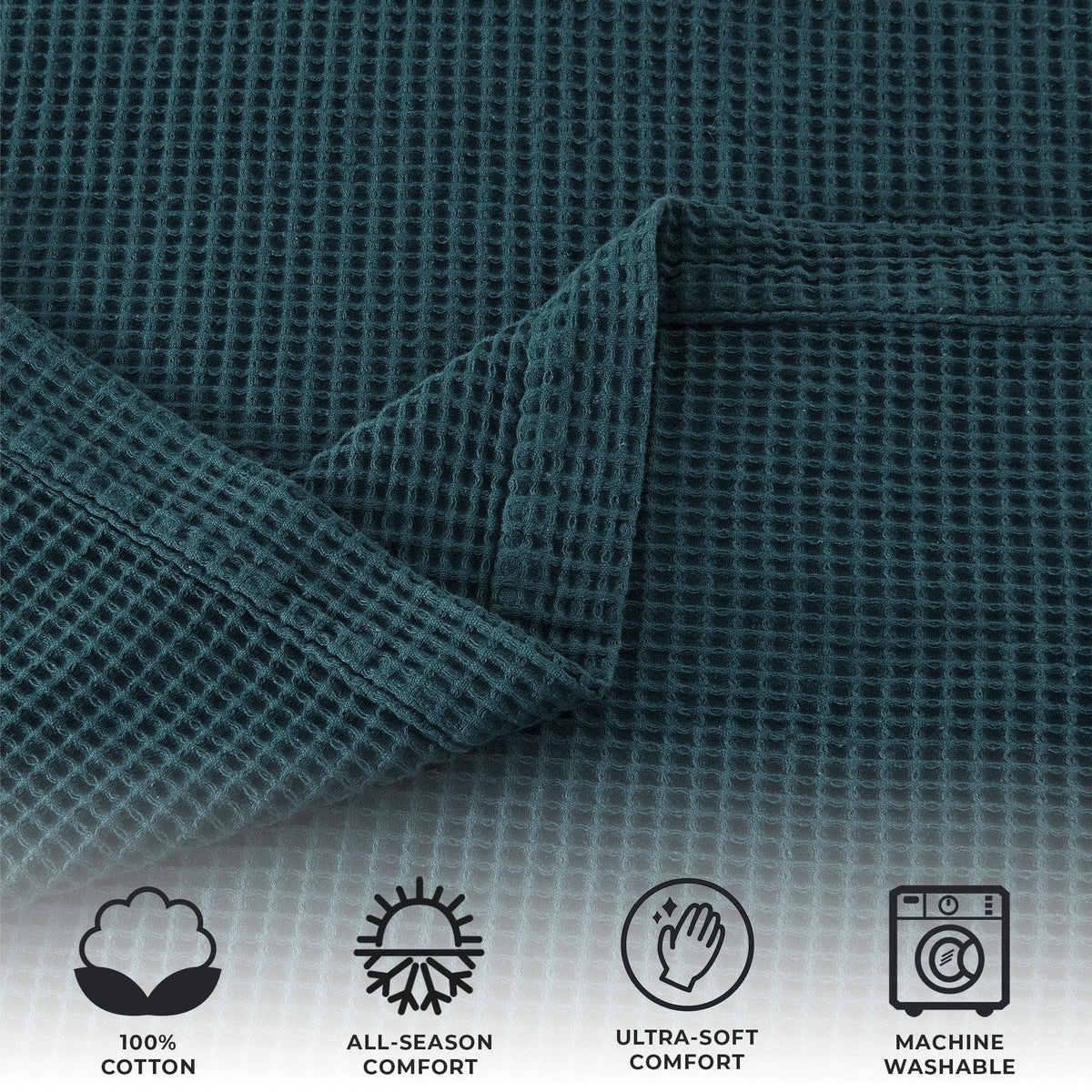Mikala Cotton Waffle Weave Blanket
