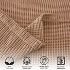 Mikala Cotton Waffle Weave Blanket