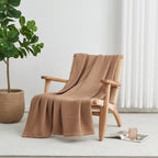 Mikala Cotton Waffle Weave Blanket
