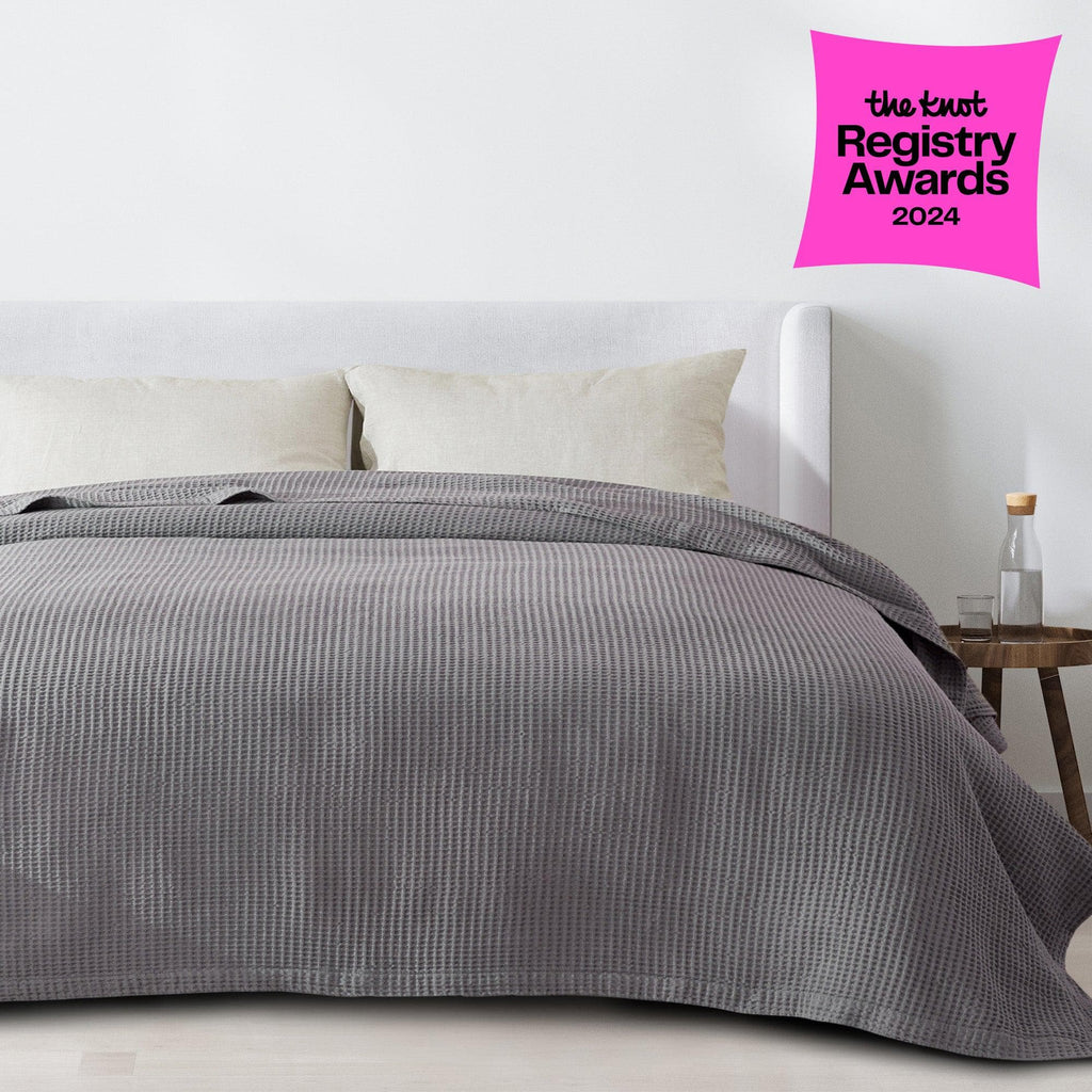 Mikala Cotton Waffle Weave Blanket