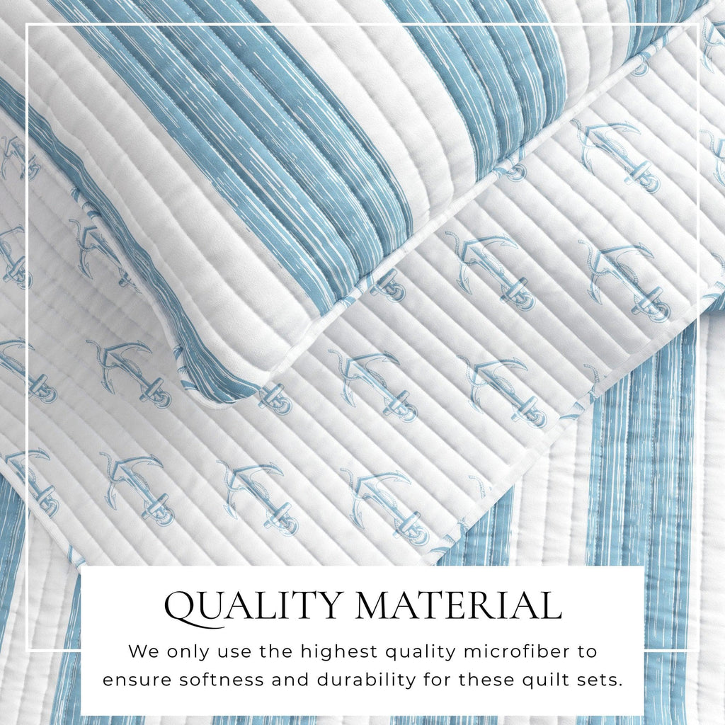 Casco Bay Coastal Quilt Set by Great Bay Home