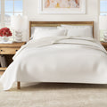 Alicia Solid Channel Stitch Quilt Set