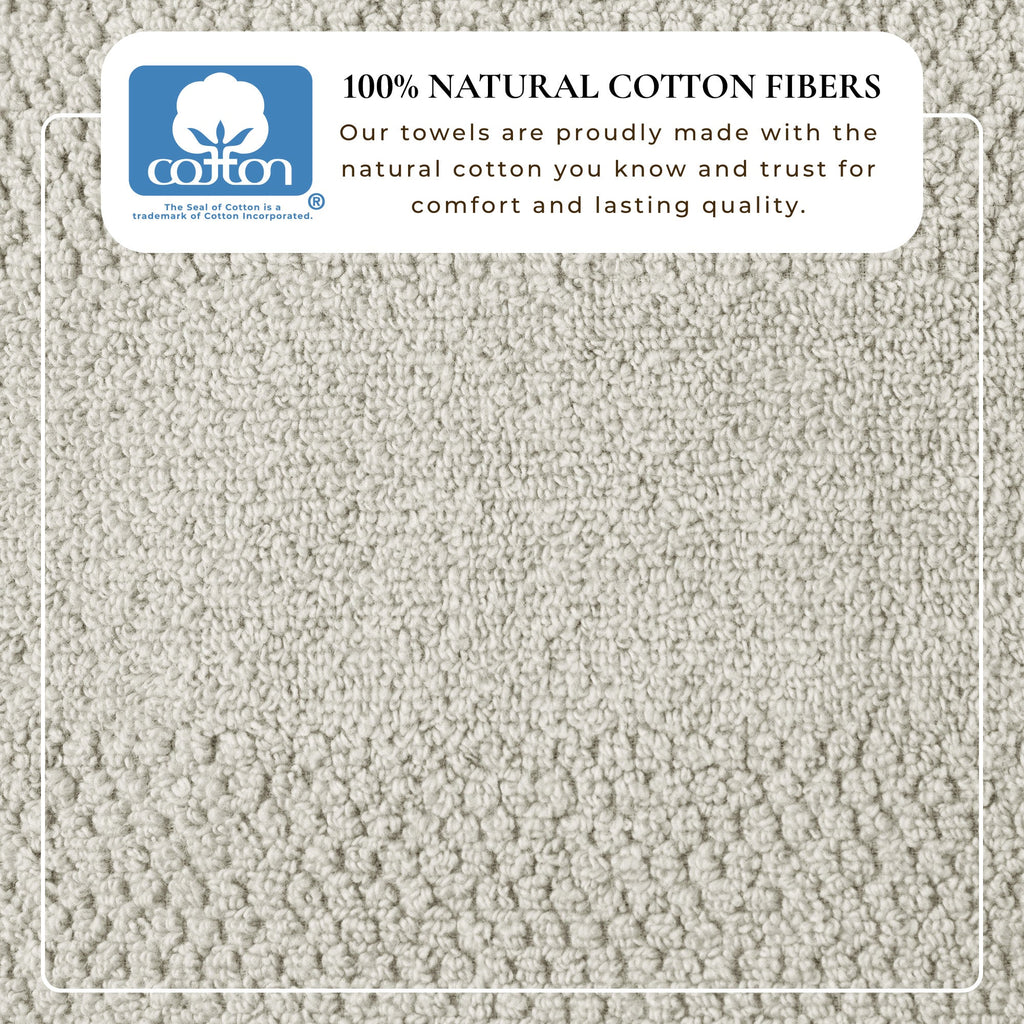 Marbella Collection Woven Texture Bath Towel Set by Great Bay Home