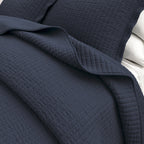 Alicia Solid Channel Stitch Quilt Set