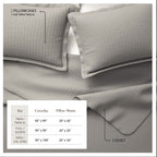 Alicia Solid Channel Stitch Quilt Set
