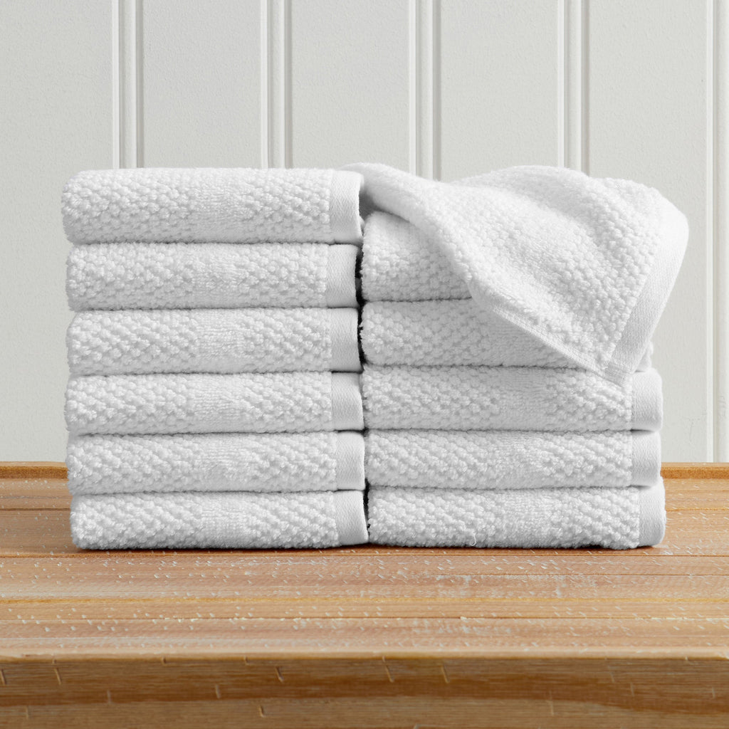 Marbella Collection Woven Texture Bath Towel Set by Great Bay Home