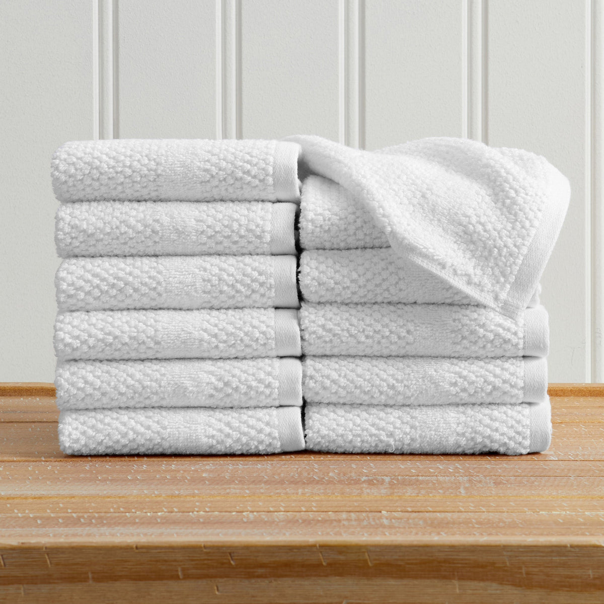 Marbella Collection Woven Texture Bath Towel Set by Great Bay Home