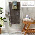 Giuliana Collection Checkered Jacquard Bath Towel Set